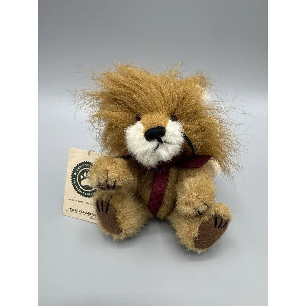 Boyds Archive Collection Roary Maneford Plush 5‎ Inch Ornament Angle Wings